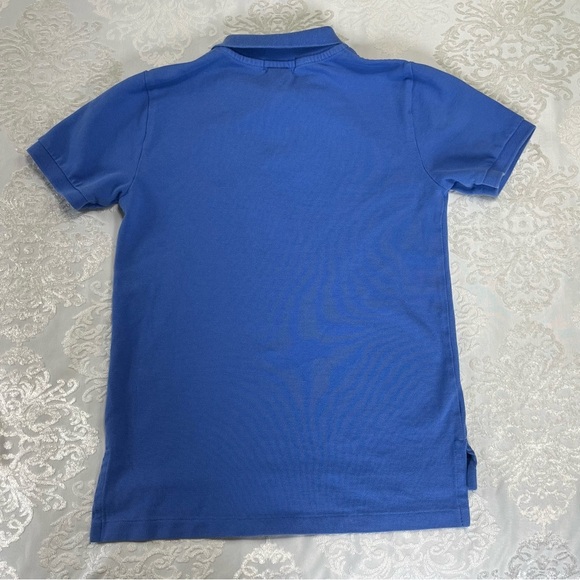 Polo Ralph Lauren Boys Blue Collared Polo 2 Button Shirt Size Small (8) - Picture 2 of 6